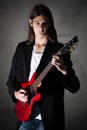 Young guitarist Royalty Free Stock Photo