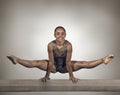 Young gymnast girl Balance Beam