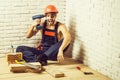 Sexy muscular man builder Royalty Free Stock Photo