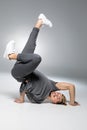 Young handsome breakdancer Royalty Free Stock Photo