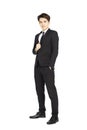 Young handsome business man isolated Royalty Free Stock Photo