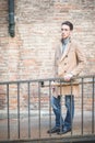 Young handsome fashion model man Royalty Free Stock Photo