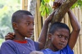 Young handsome malagasy boys Royalty Free Stock Photo