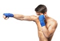 Young handsome male boxer Royalty Free Stock Photo