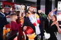 Young happy man having fun at nightclub Royalty Free Stock Photo