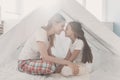 Young Happy Mother and Little Doughter Together Royalty Free Stock Photo