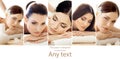 Young and healthy women in spa salon Royalty Free Stock Photo