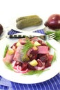 Young herring salad