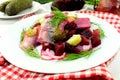 Young herring salad