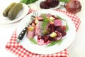 Young herring salad