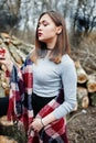 Young hipster girl Royalty Free Stock Photo