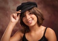 Young Hispanic Girl Studio Portrait Royalty Free Stock Photo