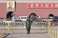 Young honor guard at Tiananmen Square, Beijing, China