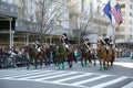 Young horseback riders participate at the St. Patrick's Day Parade