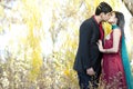 Young Indian Couple Kissing Royalty Free Stock Photo