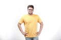 Young Indian man on spectacles Royalty Free Stock Photo