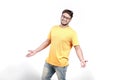 Young Indian man on spectacles Royalty Free Stock Photo