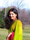 Young Indian woman smiling Royalty Free Stock Photo