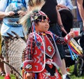 Young Indigenous Dancer At Edmonton`s Heritage Days
