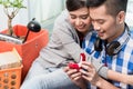 Young Indonesian man makes proposal to girlfriend