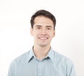 Young intellectual businessman in shirt