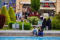 Young Iranian couple having fun on a date, Isfahan, Iran.