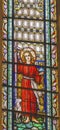 Young Jesus Stained Glass Maria Sanctuary Auxiliadora Punta Arenas Chile