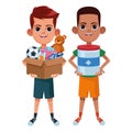 Young kids avatar carton character