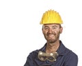 Young labourer portrait Royalty Free Stock Photo