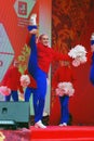 Young ladies dance on stage