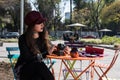 Inspired young hipster girl in la Condesa, Mexico City