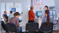 Young lady visiting stomatological clinic for teeth checking Royalty Free Stock Photo