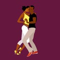 Kizomba dancers