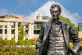 The Young Lawyer Statue on the Campus of University of Illinois Springfield