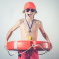 Young lifeguard Royalty Free Stock Photo