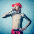 Young lifeguard Royalty Free Stock Photo