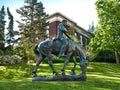 Young Lincoln on Horseback