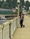 Young Lovers on a Bridge