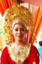 Traditional costume from Negeri Sembilan Royalty Free Stock Photo