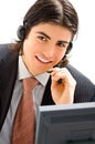 Young male assistant Royalty Free Stock Photo