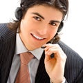 Young male assistant Royalty Free Stock Photo