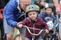 Young Male Bicycle Racer During Cycloross Event