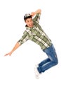 Young male breakdancer Royalty Free Stock Photo