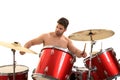 Young male drummer Royalty Free Stock Photo