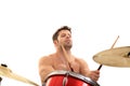 Young male drummer Royalty Free Stock Photo