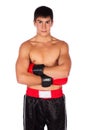 Young male kickboxer Royalty Free Stock Photo