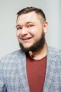 Young man with beard