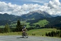 Biking to Larchfilzhochalm Kitzbuheler Alpen Tirol Austria