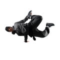 Young man breakdancing Royalty Free Stock Photo