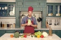 Young man cooking Royalty Free Stock Photo